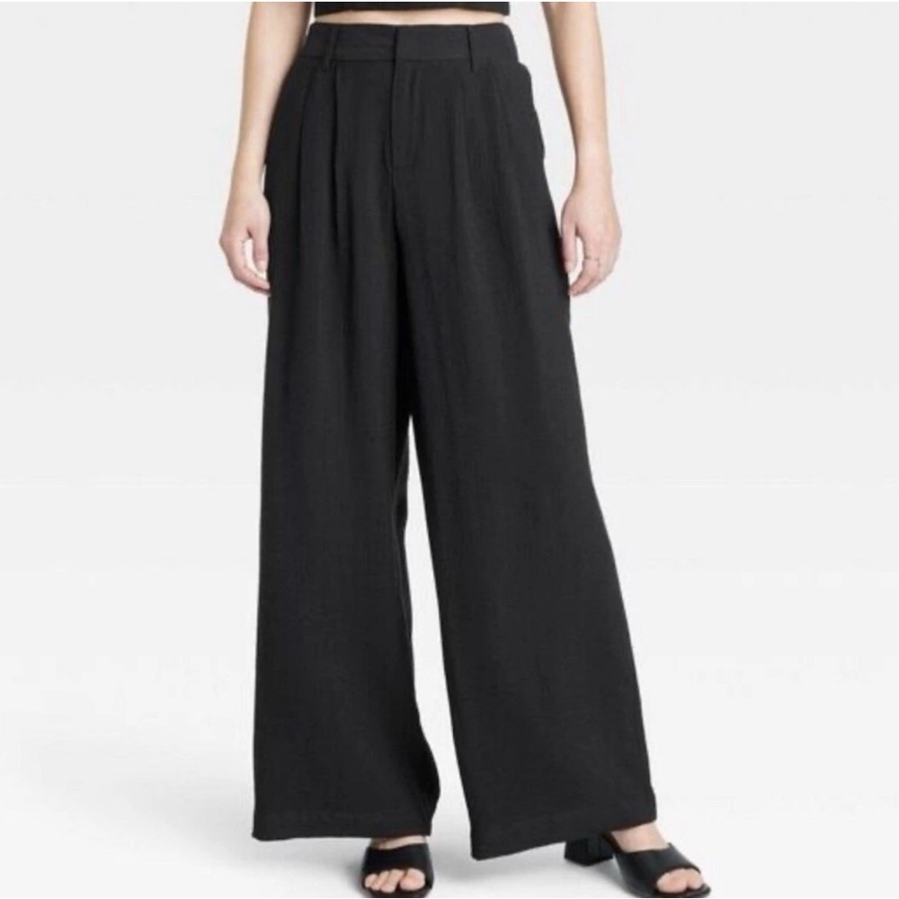 A New Day High Waisted Gauze Trousers
